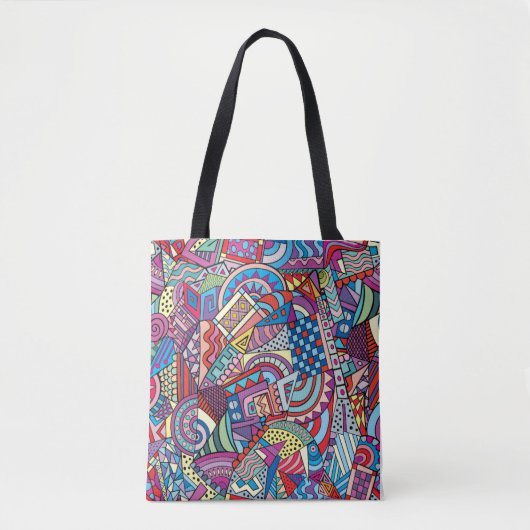 Abstrakte Kunst Tasche (Vorderseite)