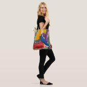 Abstrakte Kunst Tasche (Am Model)