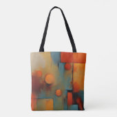 Abstrakte Kunst Tasche (Rückseite)