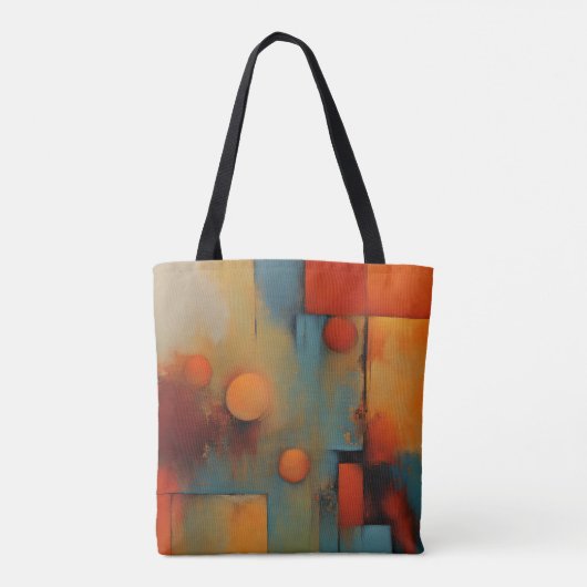 Abstrakte Kunst Tasche (Rückseite)