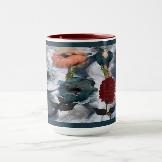 Abstrakte Kunst Tasse (Zentrum)