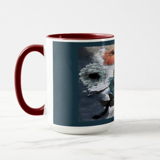 Abstrakte Kunst Tasse (Links)