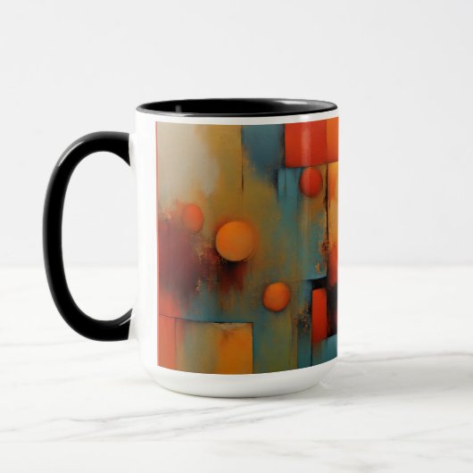Abstrakte Kunst Tasse (Links)