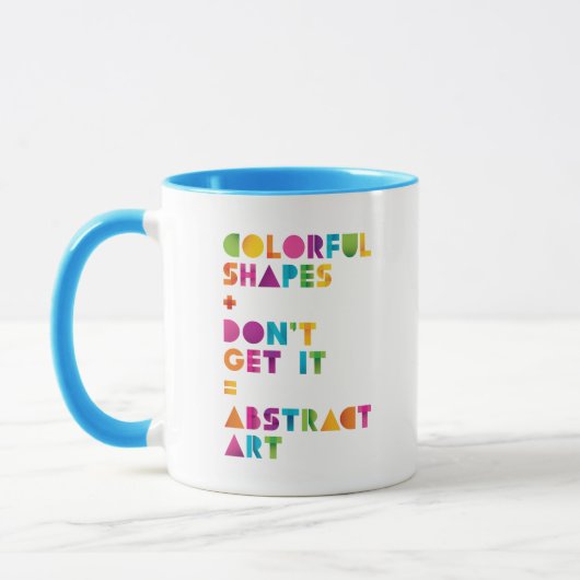 Abstrakte Kunst Tasse (Links)