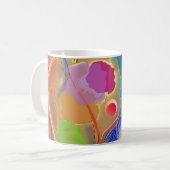 Abstrakte Kunst-Tasse Kaffeetasse (Vorderseite Links)