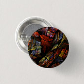 Abstrakte Kunst-Taste Farbharmonie (rund) Button (Vorne & Hinten)