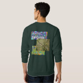 abstrakte Kunst Tausend Eichen Park Waldgebiet San Sweatshirt (Schwarz voll)