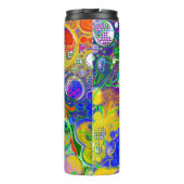 Abstrakte Kunst Thermosbecher (Rückseite)