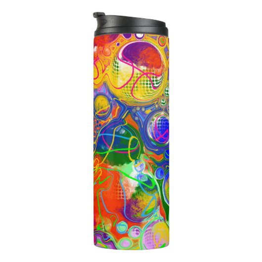 Abstrakte Kunst Thermosbecher (Nach rechts gedreht)