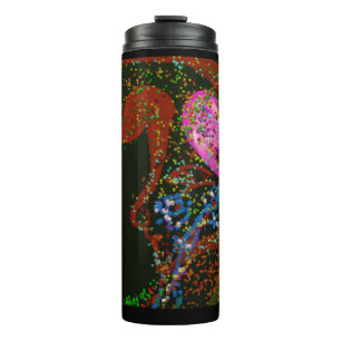 Abstrakte Kunst Thermosbecher