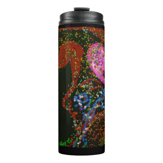 Abstrakte Kunst  Thermosbecher (Vorderseite)
