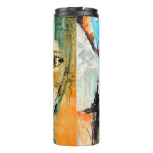 Abstrakte Kunst Thermosbecher (Rückseite)