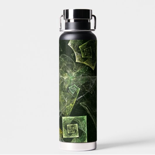 Abstrakte Kunst Trinkflasche (Rückseite)