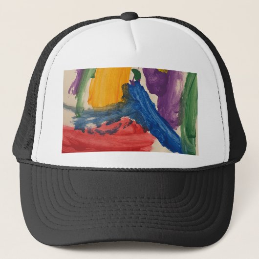 Abstrakte Kunst  Truckerkappe (Vorderseite)