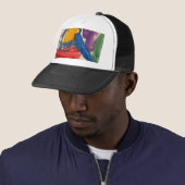 Abstrakte Kunst  Truckerkappe (Beispiel)