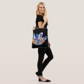 Abstrakte Kunst und Kultur Tasche (Am Model)