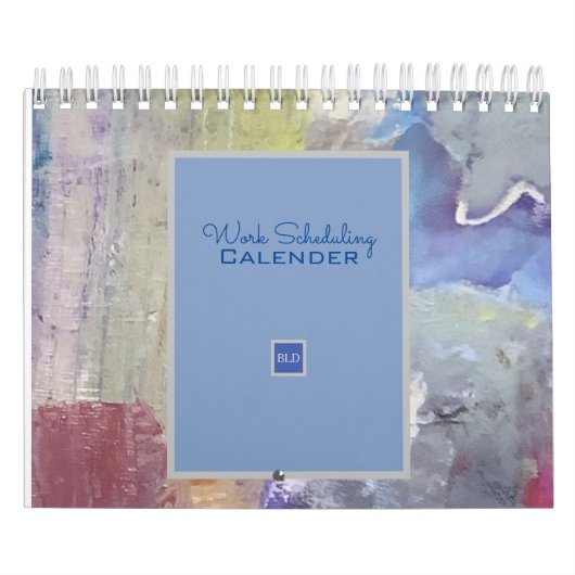 Abstrakte Kunst und Monatskalender Kalender (Titelbild)