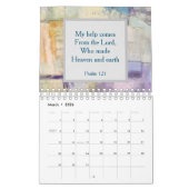 Abstrakte Kunst und Monatskalender Kalender (Mär 2026)