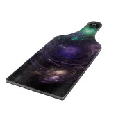 Abstrakte Kunst Universum Schneidebrett (Ecke)