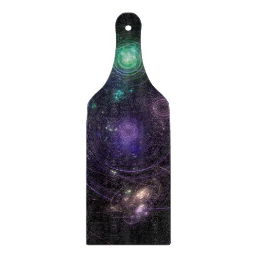 Abstrakte Kunst Universum Schneidebrett (Vorderseite)