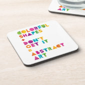 Abstrakte Kunst Untersetzer (Linke Seite)