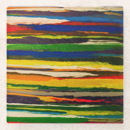 Abstrakte Kunst Untersetzer (Vorderseite)