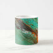 Abstrakte Kunst - üppige Erde Kaffeetasse (Mittel)