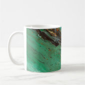 Abstrakte Kunst - üppige Erde Kaffeetasse (Links)