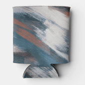 Abstrakte Kunst: Versatile Pinselstriche. Dosenkühler (Vorderseite)