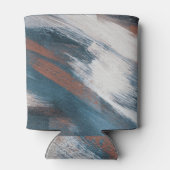 Abstrakte Kunst: Versatile Pinselstriche. Dosenkühler (Rückseite)
