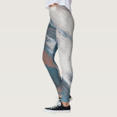 Abstrakte Kunst: Versatile Pinselstriche. Leggings (Links)
