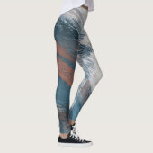 Abstrakte Kunst: Versatile Pinselstriche. Leggings (Rechts)