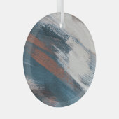 Abstrakte Kunst: Versatile Pinselstriche. Ornament Aus Glas (Vorderseite Rechts)