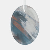 Abstrakte Kunst: Versatile Pinselstriche. Ornament Aus Glas (Vorderseite links)