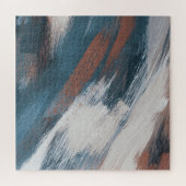 Abstrakte Kunst: Versatile Pinselstriche. Puzzle (Horizontal)