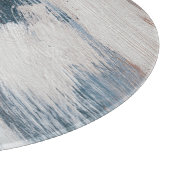 Abstrakte Kunst: Versatile Pinselstriche. Schneidebrett (Ecke)