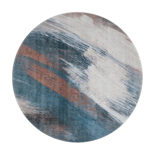Abstrakte Kunst: Versatile Pinselstriche. Schneidebrett (Vorderseite)