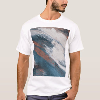Abstrakte Kunst: Versatile Pinselstriche. T-Shirt