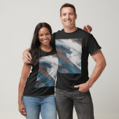 Abstrakte Kunst: Versatile Pinselstriche. T-Shirt (Unisex)