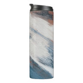 Abstrakte Kunst: Versatile Pinselstriche. Thermosbecher (Nach rechts gedreht)