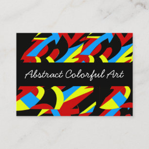 Abstrakte Kunst Visitenkarte