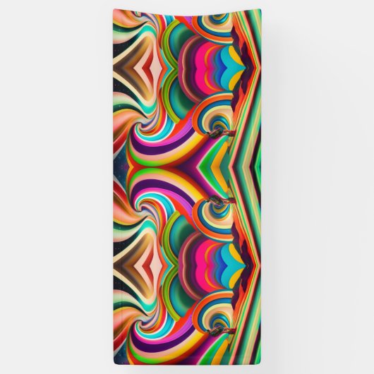 Abstrakte Kunst von Bonnaroo Banner (Vertikal)