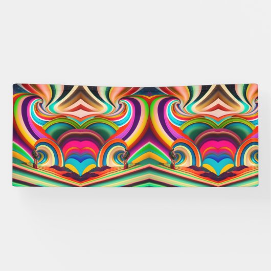 Abstrakte Kunst von Bonnaroo Banner (Horizontal)