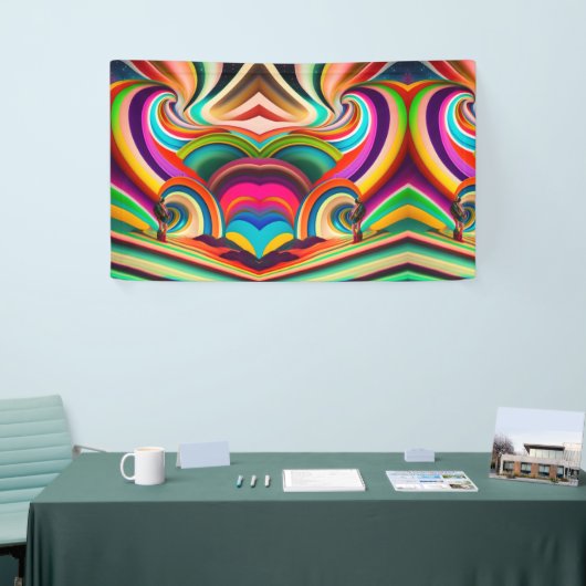 Abstrakte Kunst von Bonnaroo Banner (Messeveranstaltung)