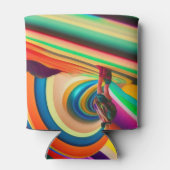 Abstrakte Kunst von Bonnaroo Dosenkühler (Rückseite)