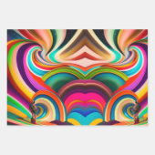 Abstrakte Kunst von Bonnaroo Geschenkpapier Set (Vorderseite)