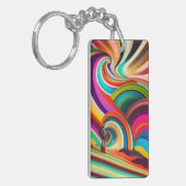 Abstrakte Kunst von Bonnaroo Schlüsselanhänger (Vorderseite links)