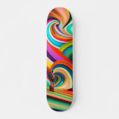 Abstrakte Kunst von Bonnaroo Skateboard (Vorne)