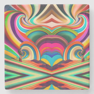 Abstrakte Kunst von Bonnaroo Steinuntersetzer