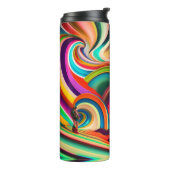 Abstrakte Kunst von Bonnaroo Thermosbecher (Nach links gedreht)